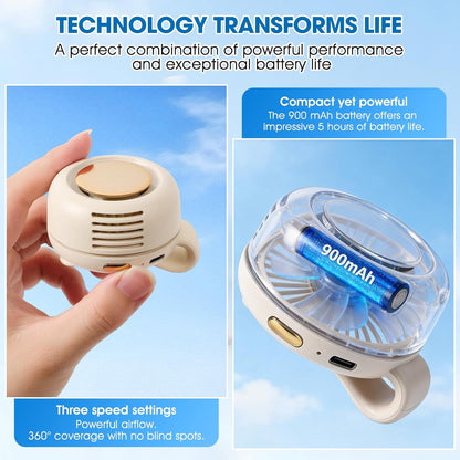 Draagbare Clip-On Ventilator
