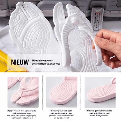 Opvouwbare Reisslippers