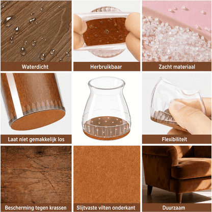 FloorGuard™ Stoelpootbeschermers
