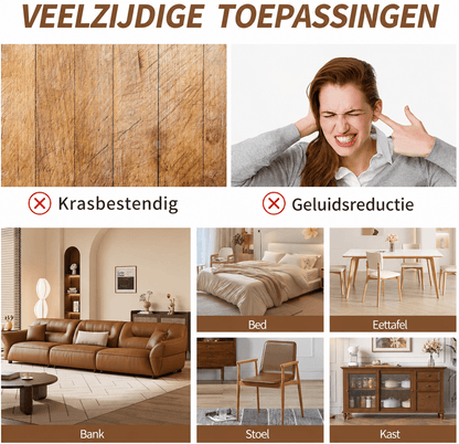 FloorGuard™ Stoelpootbeschermers