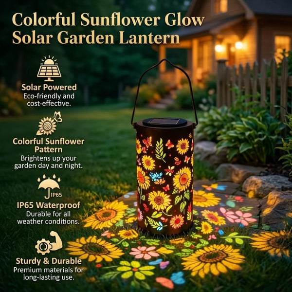 Kleurrijke Zonnebloem Solarlamp